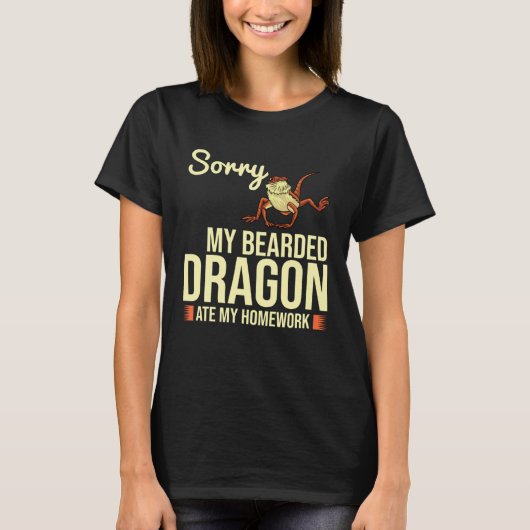Bearded Dragon   Reptile T-Shirt (Vorderseite)