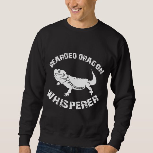 Bearded Dragon Reptile Whisperer Apparel Sweatshirt (Vorderseite)
