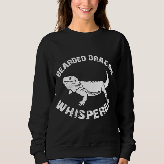 Bearded Dragon Reptile Whisperer Apparel Sweatshirt (Vorderseite)
