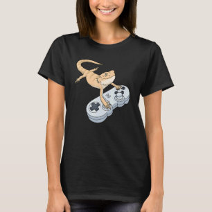 Bearded Dragon Video Game Gamer Pagona Bartded Dr. T-Shirt