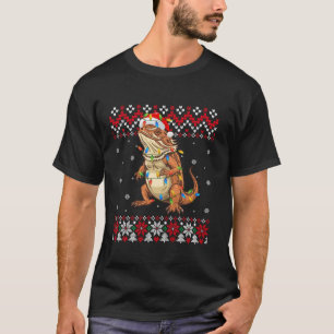 Bearded Dragon Weihnachtsmannmütze Men Women Kids T-Shirt