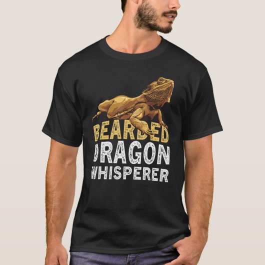 Bearded Dragon Whisperer Lizard Reptile Animals O T-Shirt (Vorderseite)