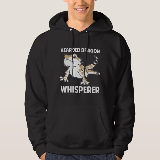 Bearded Dragon Whisperer Zoo Pet Hoodie (Vorderseite)
