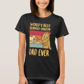 Bearded Dragon World's Best Bearded Dragon Dad Eve T-Shirt (Vorderseite)