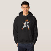 Bearded Dragons Doing Karate Samurai Ninja Lizard Hoodie (Vorne ganz)