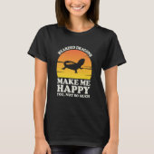 Bearded Dragons Make Me Happy Bearded Dragon Cloth T-Shirt (Vorderseite)