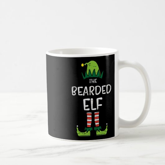 Bearded Elf passt Weihnachten für Familie Onkel Da Kaffeetasse (Rechts)