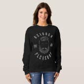 Bearded For Her Pleasure Beard  Enthusiast Barber Sweatshirt (Vorne ganz)