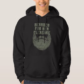 Bearded for Her Pleasure Beard Humor Mustache 1 Hoodie (Vorderseite)