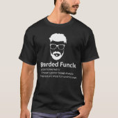 Bearded Funcle Beschreibung World Bart Day Funny T-Shirt (Vorderseite)