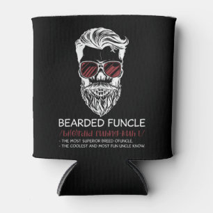 Bearded Funcle Funny Oncle Definition Dosenkühler