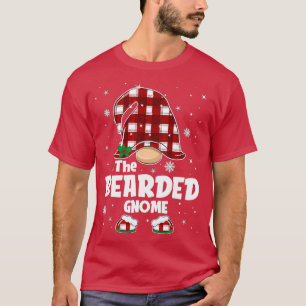 Bearded Gnome Buffalo Kariert Matching 51 T-Shirt