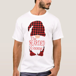 Bearded Gnome Buffalo Kariert T-Shirt