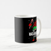 Bearded Gnome Red Buffalo Plaid Matching Family Ch Kaffeetasse (VorderseiteRechts)