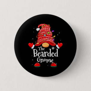 Bearded Gnome - Xmas Familie Matching Funny Christ Button