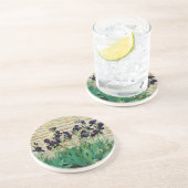 Bearded Iris Getränkeuntersetzer (Seite)