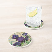 Bearded Iris Getränkeuntersetzer (Seite)