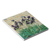 Bearded Iris Notizblock (angewinkelt)