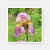Bearded Iris Paper Napkins Serviette (Vorderseite)