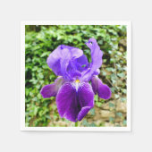 Bearded Iris Paper Napkins Serviette (Vorderseite)