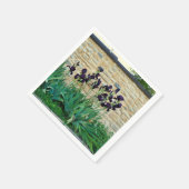 Bearded Iris Paper Napkins Serviette (Ecke)