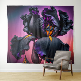 Bearded Iris Wandteppich