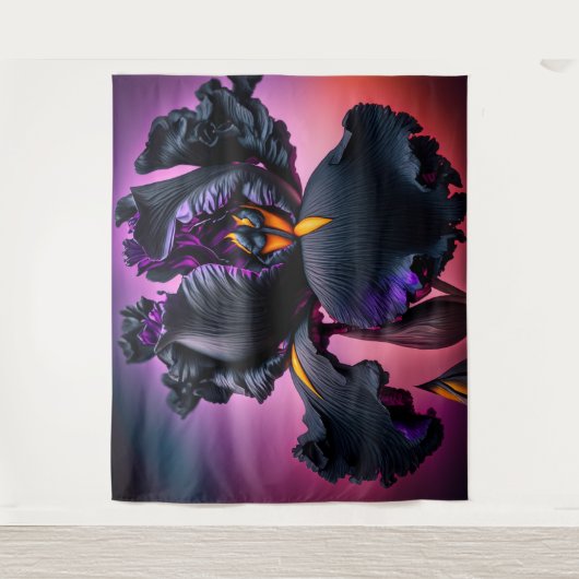 Bearded Iris Wandteppich (Vorderseite)