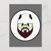Bearded Panda Postkarte (Vorderseite)