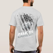 Bearded Skull Patriotic American Football Shirt (Rückseite)