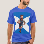 Bearded, Tattooed, and Fearless Scottish Rugby T-Shirt (Vorderseite)