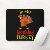 Bearded Turkey Matching Family Group Thanksgiving  Mousepad (Mit Mouse)