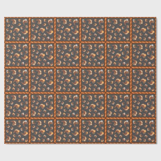 Bearded Vogelbeobachtung Barted Bird Bonanza Geschenkpapier (Flach)