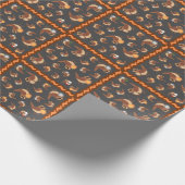 Bearded Vogelbeobachtung Barted Bird Bonanza Geschenkpapier (Ecke)