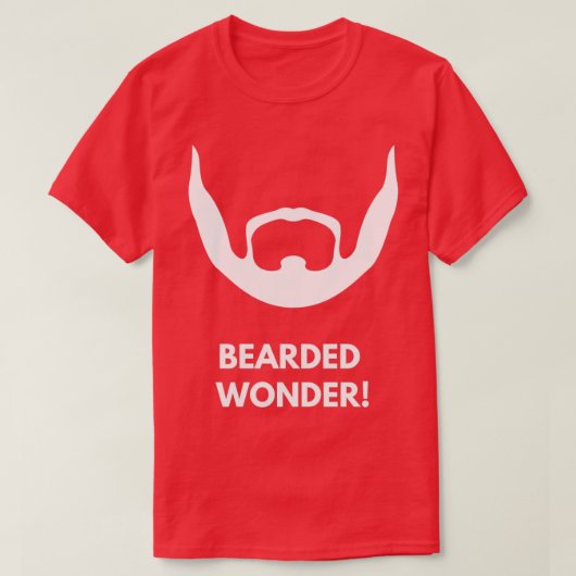 Bearded Wonder Beard Fan 11 T-Shirt (Design vorne)