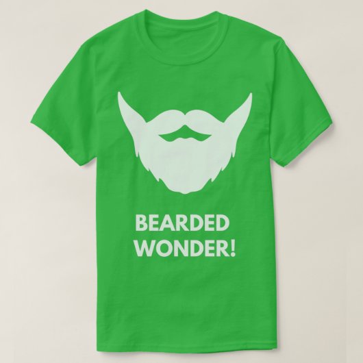 Bearded Wonder Beard Fan 3 T-Shirt (Design vorne)