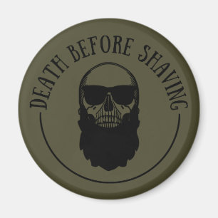 Bearded zites lustiges Bart Redewendungen Geschenk Magnet