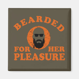 Bearded zites lustiges Bart Redewendungen Geschenk Magnet