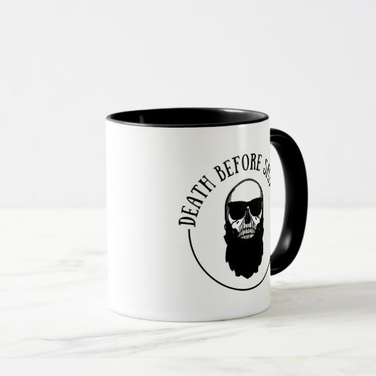 Bearded zites lustiges Bart Redewendungen Geschenk Tasse (VorderseiteRechts)