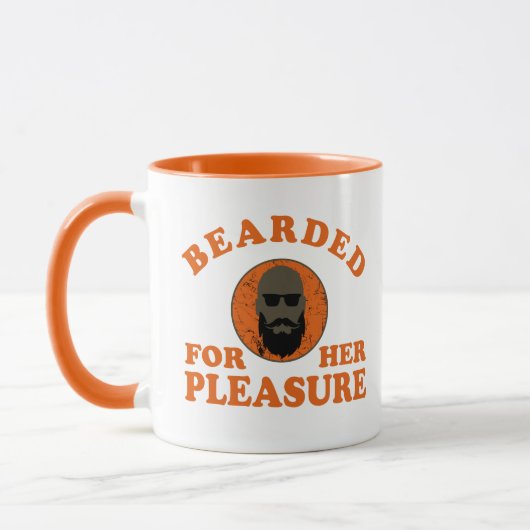 Bearded zites lustiges Bart Redewendungen Geschenk Tasse (Links)