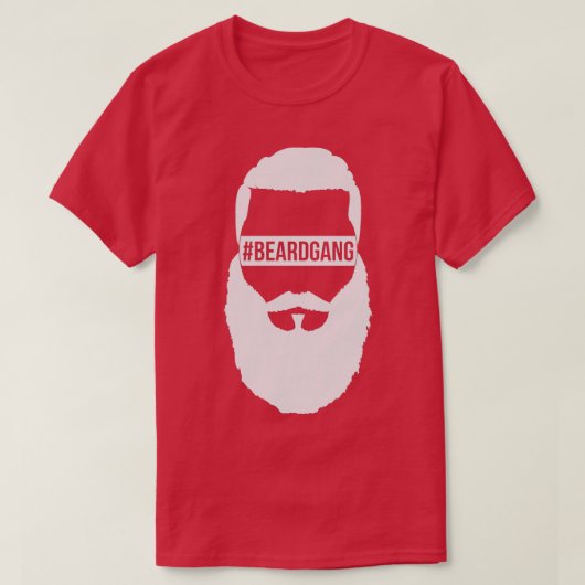 BeardGang Full Beard White Classic TShirt (Design vorne)