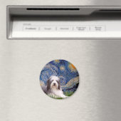 Beardie 2 - Starry Night Magnet (In Situ (Geschirrspüler))