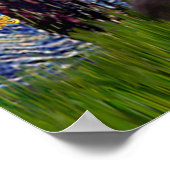 Beardie 2 - Starry Night Poster (Ecke)