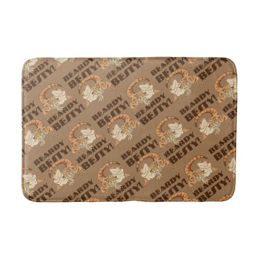 Beardie Bestie Badematte (Vorderseite)