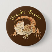 Beardie Bestie! Button (Vorderseite)