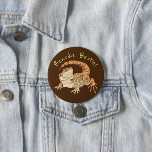 Beardie Bestie! Button