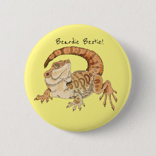 Beardie Bestie! Button