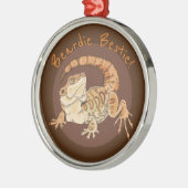 Beardie Bestie! Keramik-Ornament Ornament Aus Metall (Links)