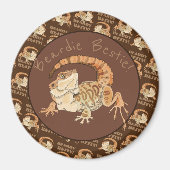 Beardie Bestie! Magnet (Vorne)