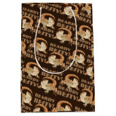 Beardie Bestie Mittlere Geschenktüte (Vorderseite)