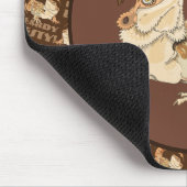 Beardie Bestie! Mousepad (Ecke)